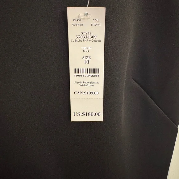 NWT White House Black Market dress - Picture 2 of 4